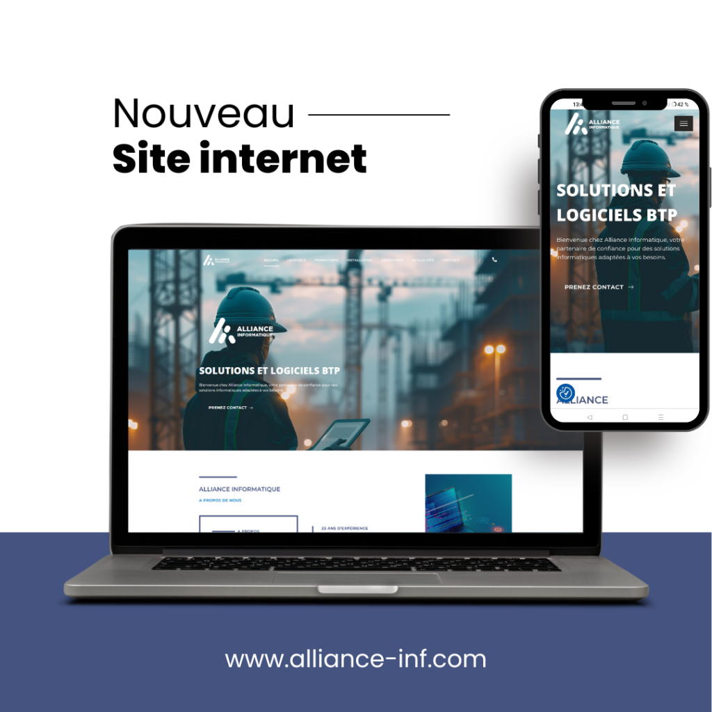 Lancement de notre nouveau site internet